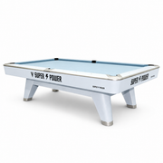 Kooka Living CueNova Imperial G2 Premium Luxury 8FT Slate Pool Table – Ice Blue Professional Billiard Table with Modern Designer Finish