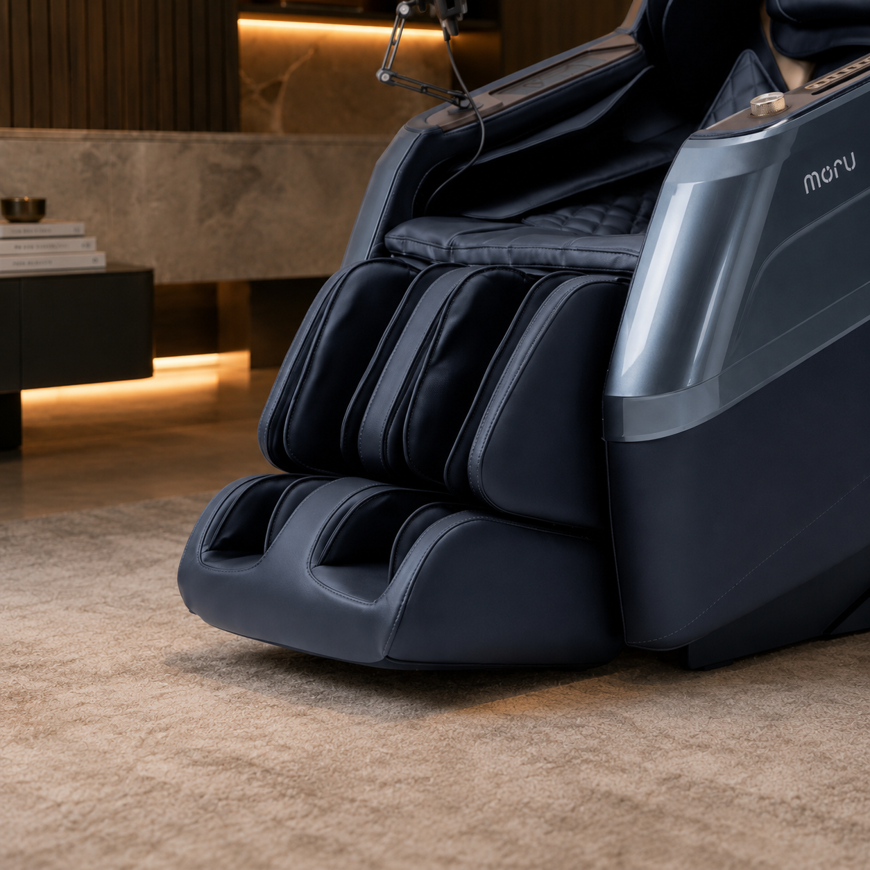MORU Eclat M3 Premium 3D Massage Chair | Full Body Shiatsu Recliner with Auto Body Scan, Zero Gravity, Heat Therapy & Bluetoot