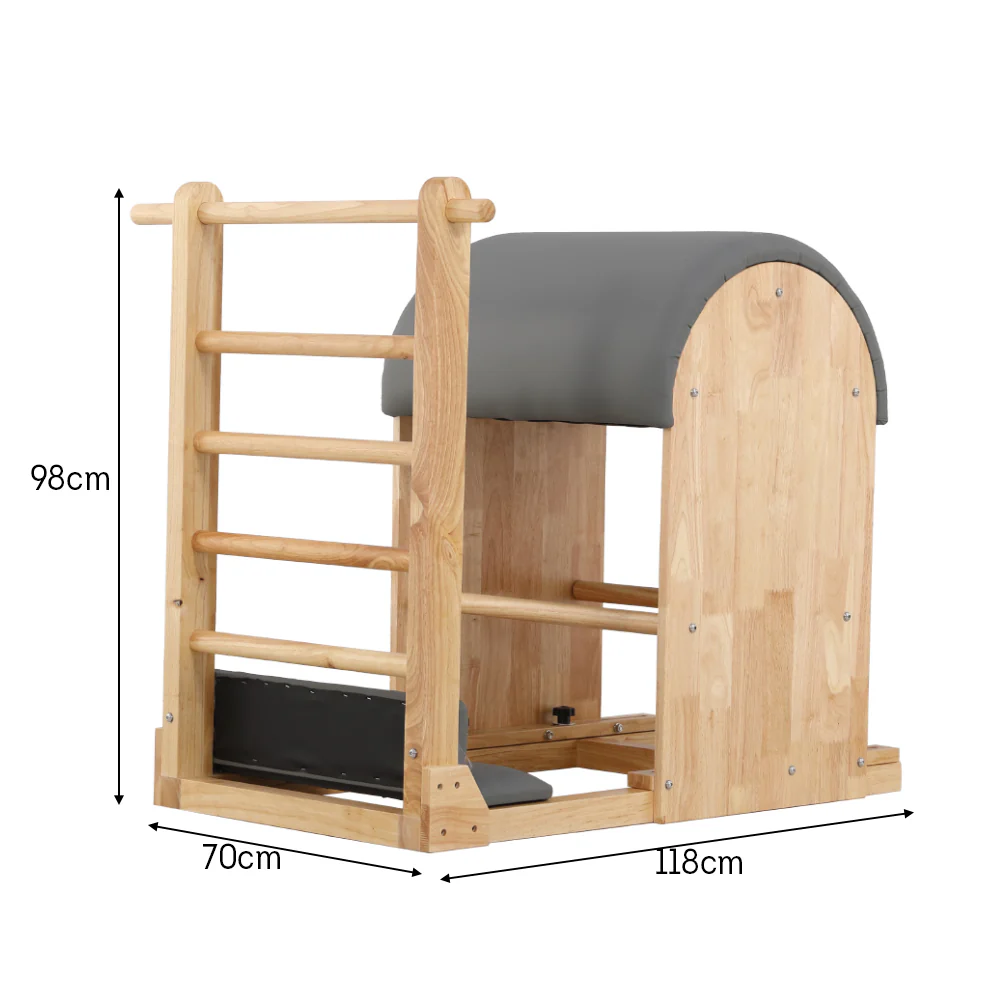 Oak Wood Frame Pilates Ladder Barrel MN-004