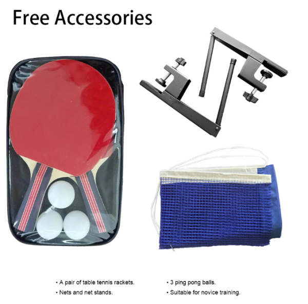 16MM SMC Rainbow Outdoor Table Tennis Table Home Game