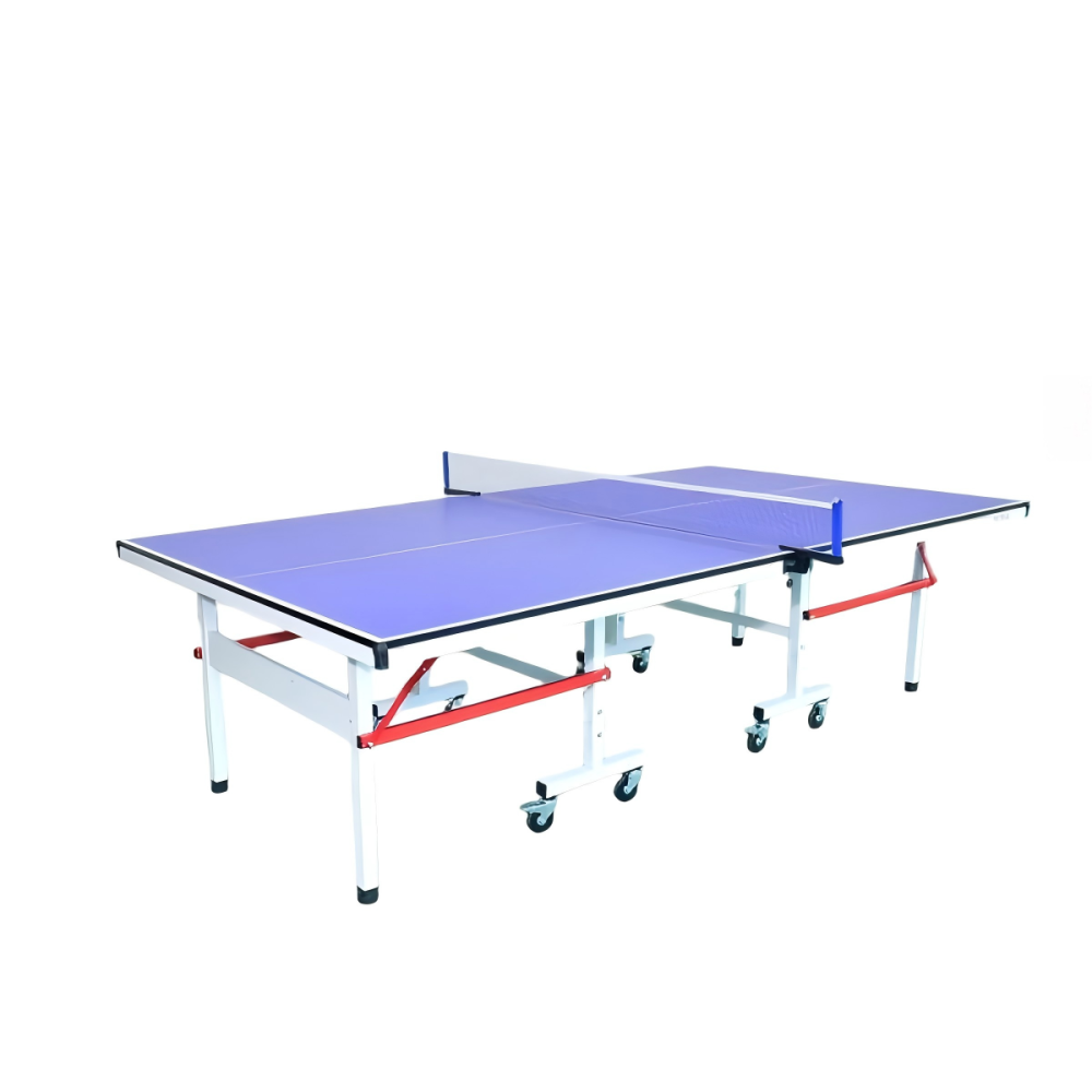 25mm Top Steel Leg Indoor Table Tennis Table - Blue\Black |10-Minute Assembly