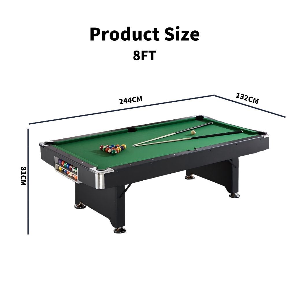 Zenta Foldable Pool Table/Billiard Table/Ping Pang table/Conference table/Independent Table/Table With 3-in-1– 7FT/8FT