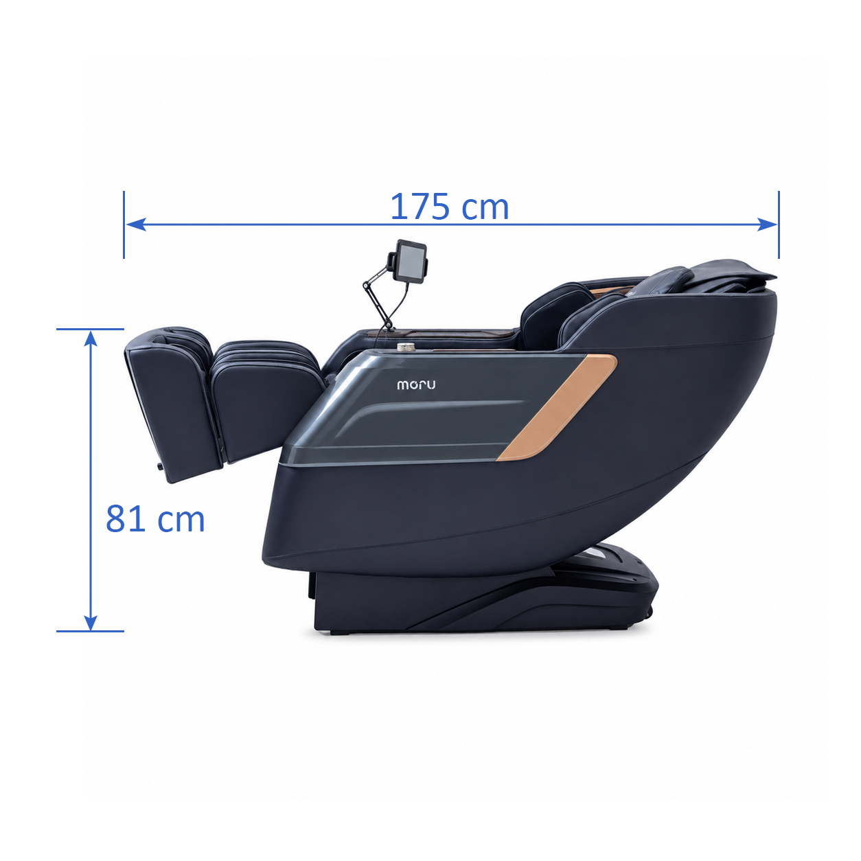 MORU Eclat M3 Premium 3D Massage Chair | Full Body Shiatsu Recliner with Auto Body Scan, Zero Gravity, Heat Therapy & Bluetoot