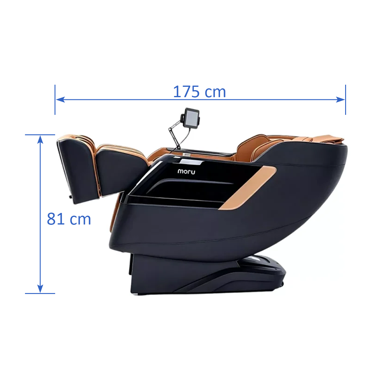 MORU Eclat M3 Premium 3D Massage Chair | Full Body Shiatsu Recliner with Auto Body Scan, Zero Gravity, Heat Therapy & Bluetoot