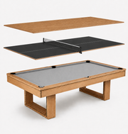 Kooka Living FORMA PLUS-V2 7FT/8FT 3-IN-1 Pool Table | Billiard, Table Tennis & Dining Combo