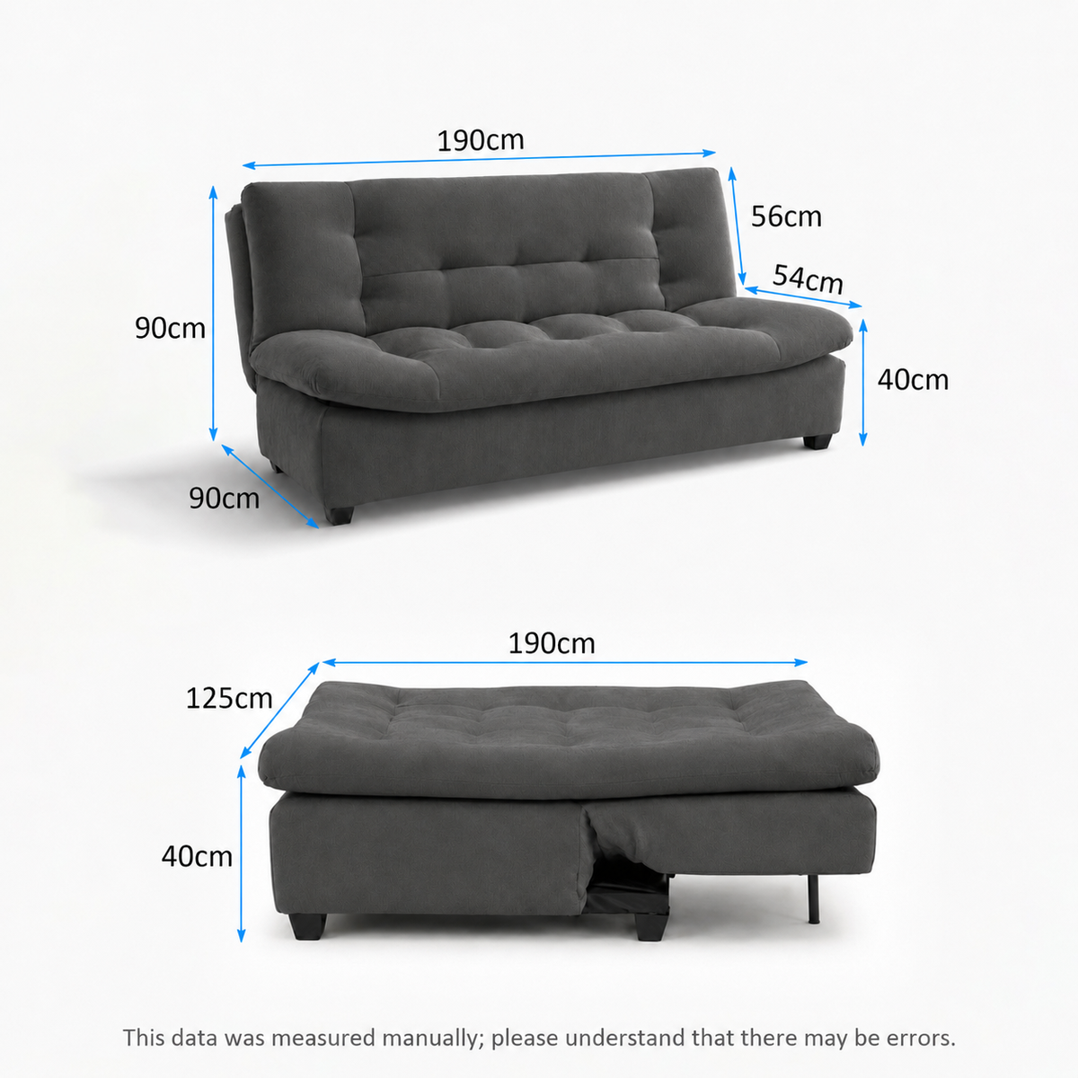 Kooka Living Room Small Apartment Sofa Bed Dual-purpose Folding Double Sofa