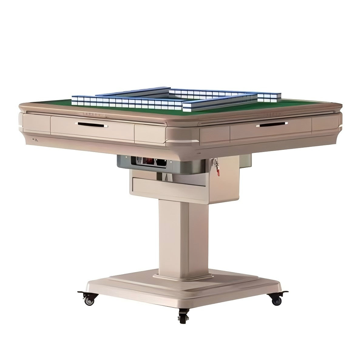 Kooka Living 42 MM Chinese Style Folding Automatic Mahjong Table / Dining Table / 2 Sets 144 Tiles