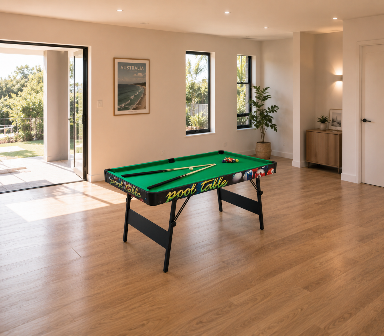 Foldable Pool Table/Billiard Table – GTF007 - 1.37m/1.57m