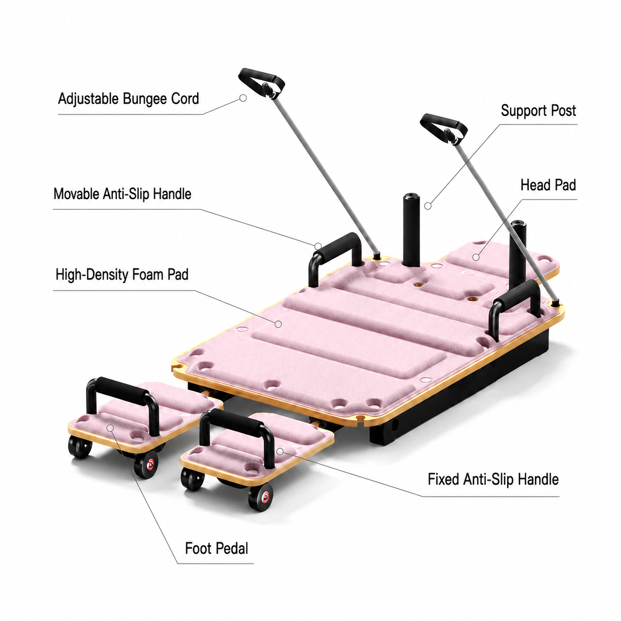Multifunction Fitness Slide Board – Adjustable Resistance Training System for Full Body Home Workouts