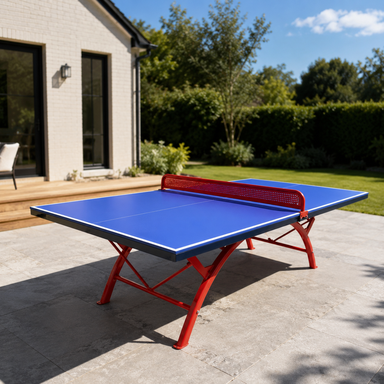 16MM SMC Rainbow Outdoor Table Tennis Table Home Game