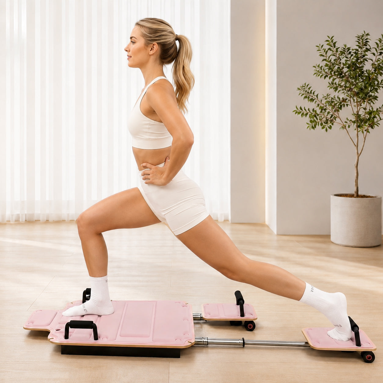Multifunction Fitness Slide Board – Adjustable Resistance Training System for Full Body Home Workouts
