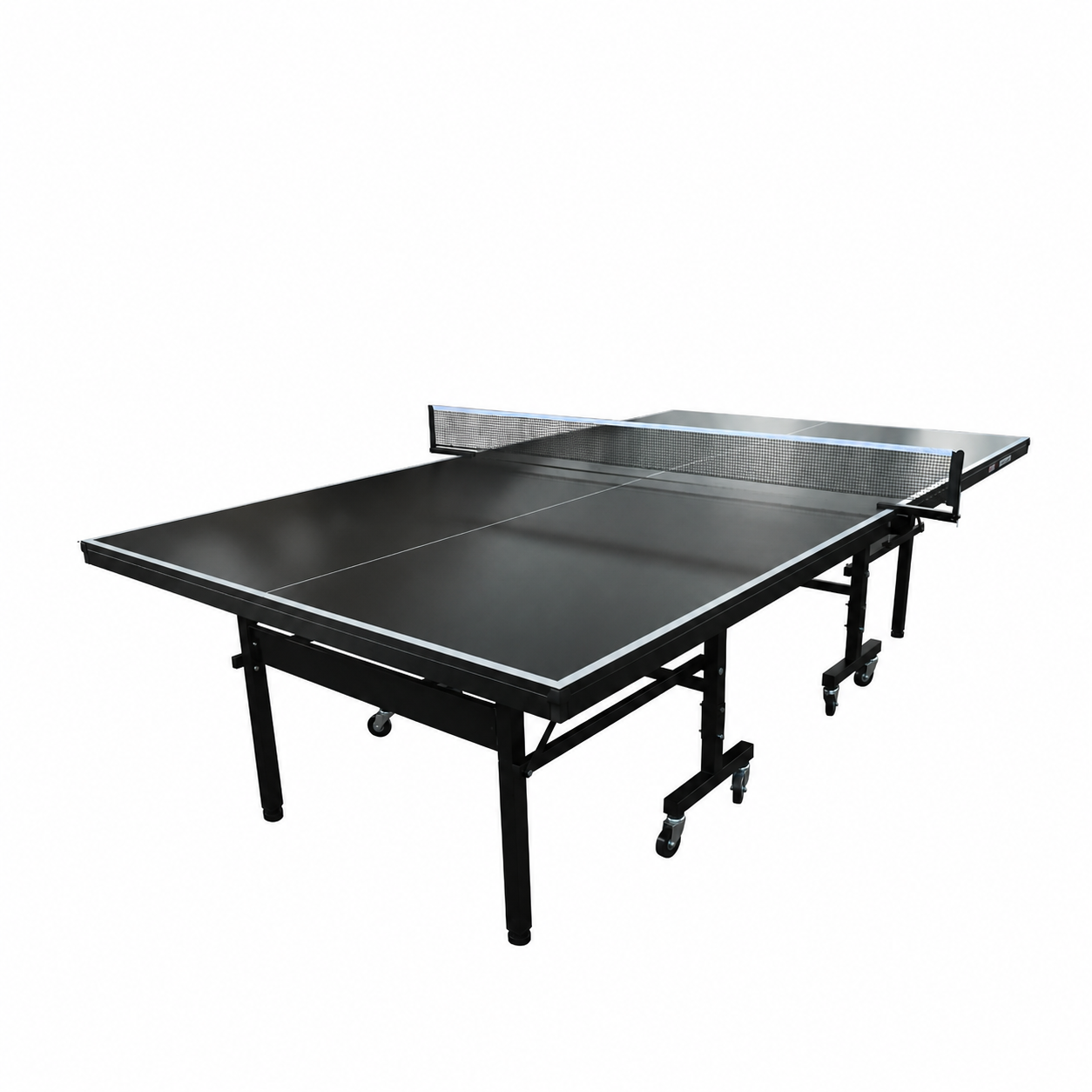 19mm Top Steel Leg Indoor Table Tennis Table Ping-pong Table Home Game - Blue\Black |10-Minute Assembly