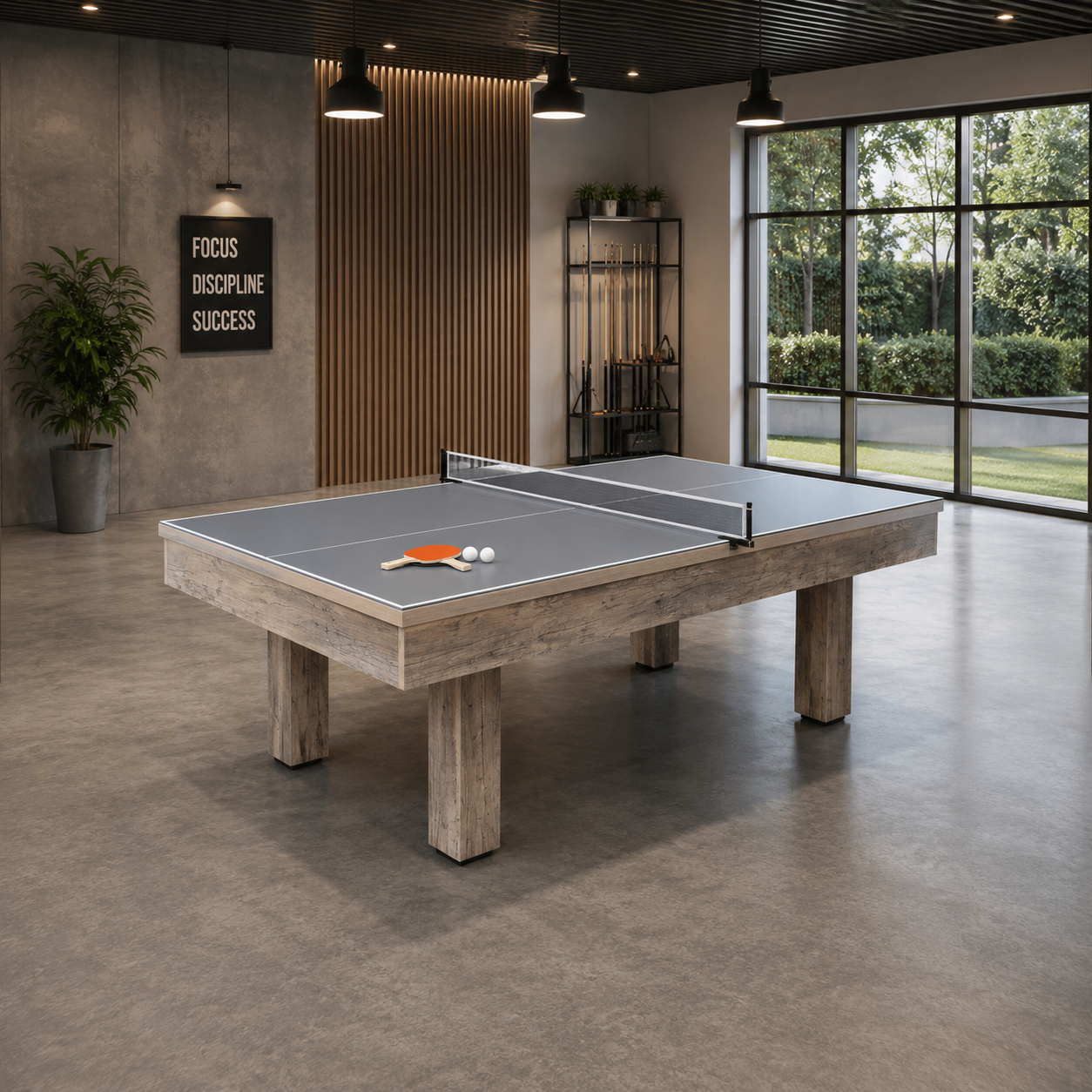 Ayesha MDF 3-IN-1 Pool Table/Billiard Table/Table Tennis Table/Dinning Table – 7FT/8FT