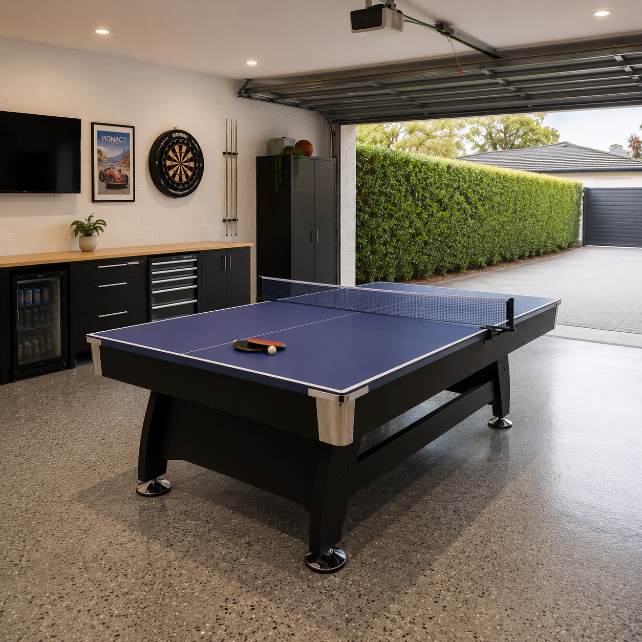 Nova MDF 3-In-1 Pool Table/Billiard Table with Ball Return System – 7FT/8FT