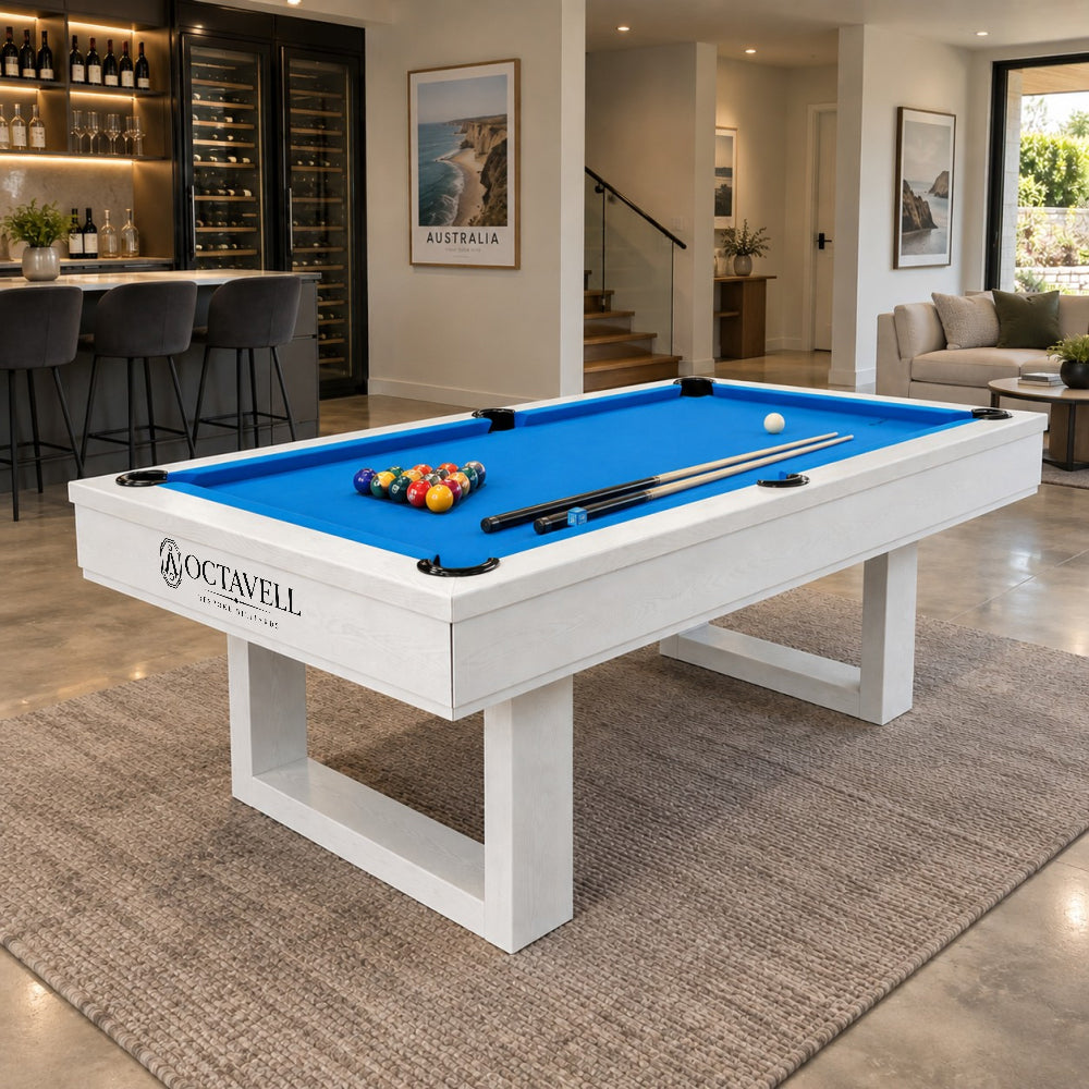 Kooka Living 7FT Luxury Slate Pool Table with Reinforced Wood Construction