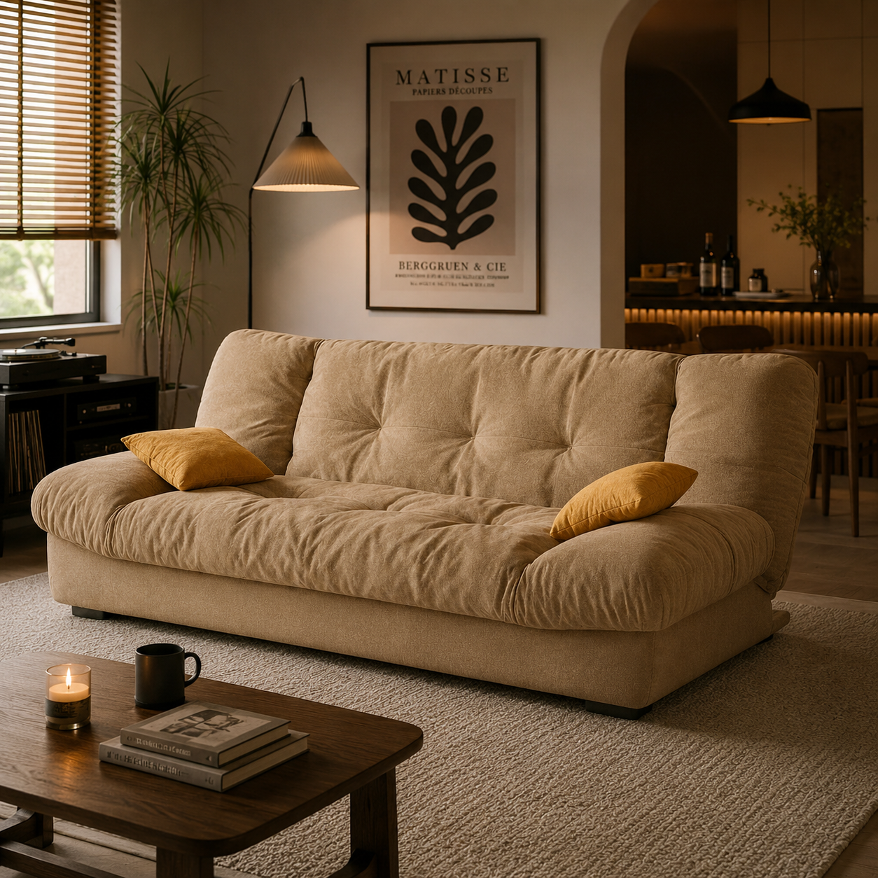 Sofa Bed Living Room Small Apartment Sofa Bed Dual-purpose Folding Double Sofa