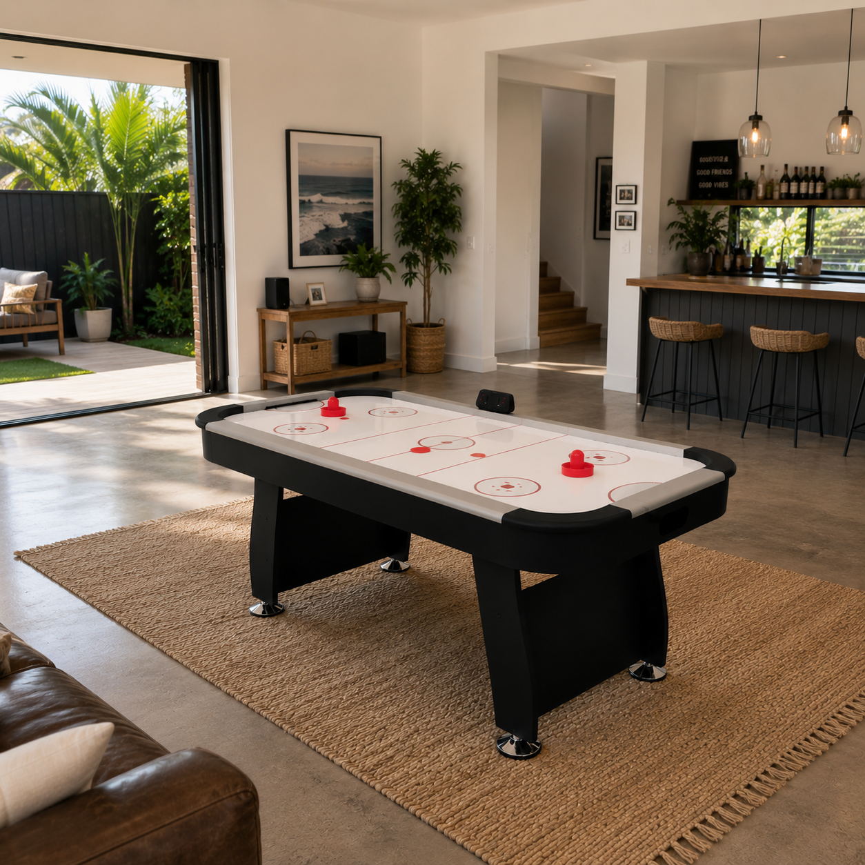6FT Air Hockey Game Table with Digital Scoreboard