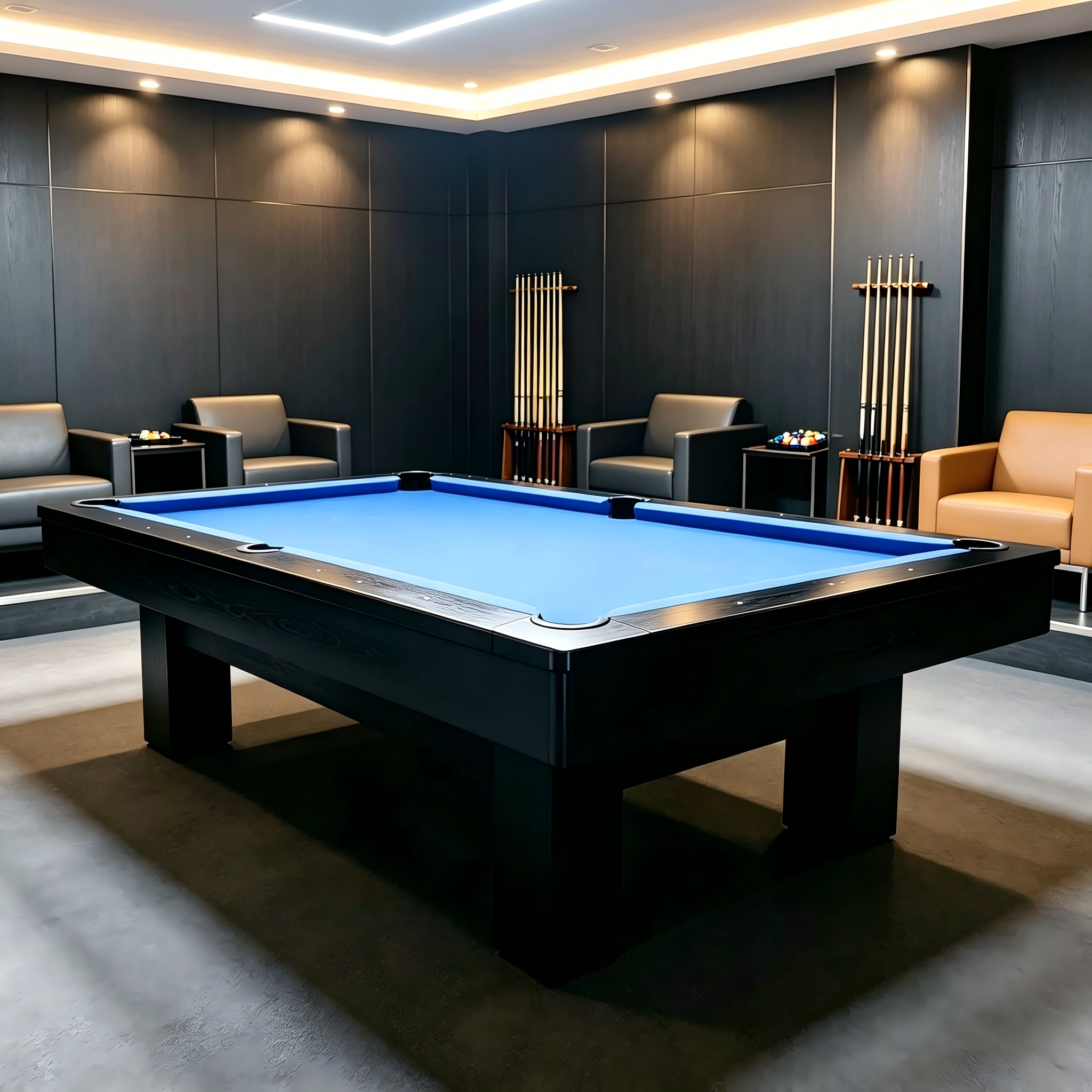 Luxury 8FT Slate Pool Table – Custom Modern Billiard Table for Home Game Rooms