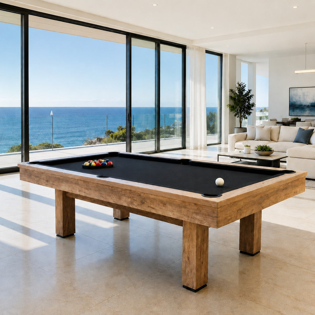 Kooka Living FORMA PLUS-V4 7FT/8FT 3-IN-1 Pool Table/Billiard Table/Table Tennis Table/Dinning Table