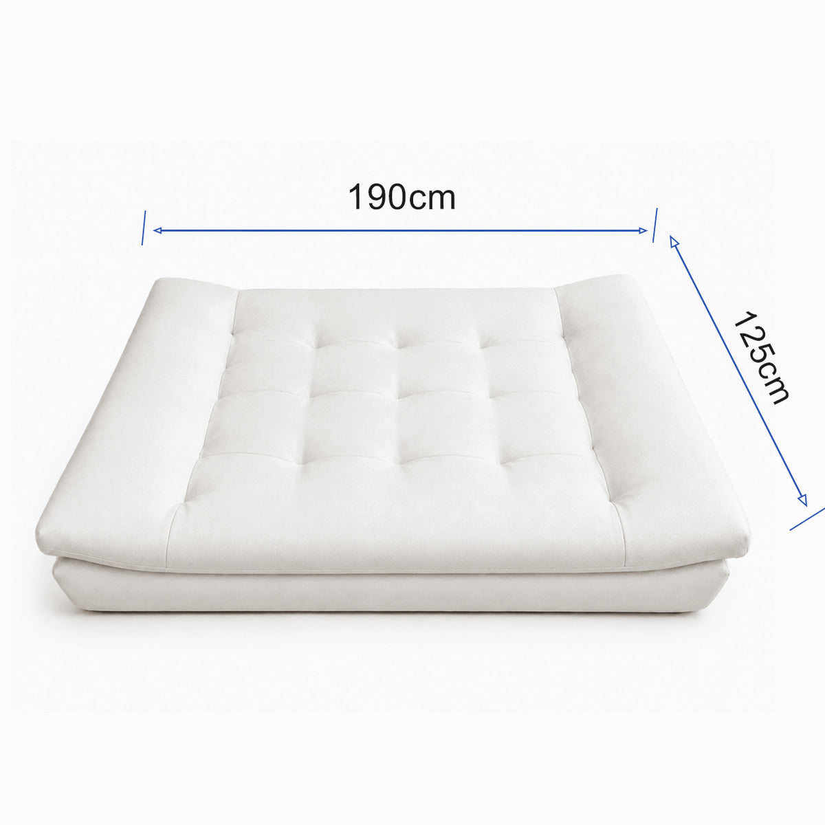 Kooka Living Sofa Bed Living Room Small Apartment Synthetic PU Surface Upholstery Sofa Bed Folding Dual-Purpose
