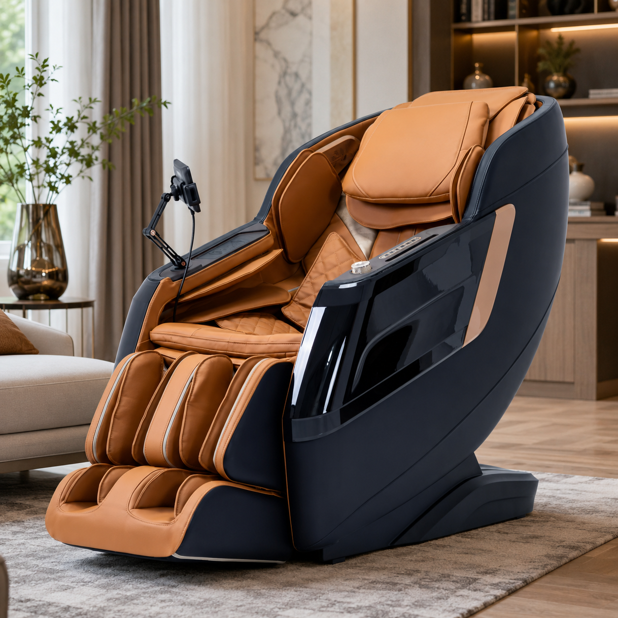 MORU Eclat M3 Premium 3D Massage Chair | Full Body Shiatsu Recliner with Auto Body Scan, Zero Gravity, Heat Therapy & Bluetoot