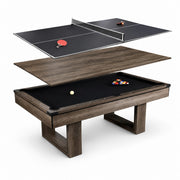Kooka Living FORMA PLUS-V3 7FT/8FT 3-IN-1 Pool Table/Billiard Table/Table Tennis Table/Dinning Table