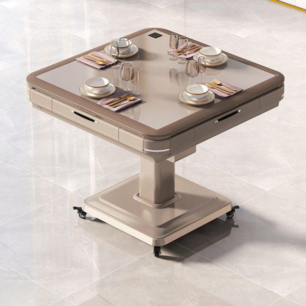 42 MM Chinese Style Folding Automatic Mahjong Table / Dining Table / 2 Sets 144 Tiles