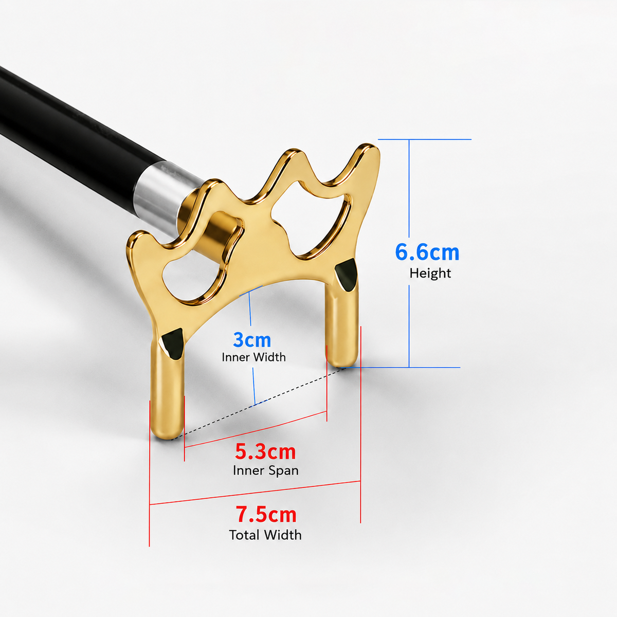 Kooka Living Billiard Cue Rest Cross Set – Metal Cross, 1/2 Wooden Cue, Metal Low Rack Aiming Trainer