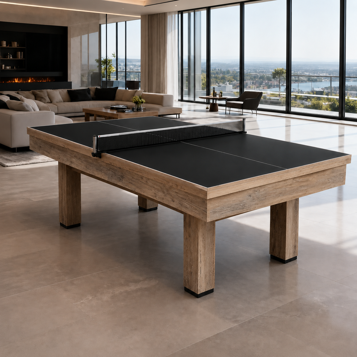 Kooka Living FORMA PLUS-V4 7FT/8FT 3-IN-1 Pool Table/Billiard Table/Table Tennis Table/Dinning Table