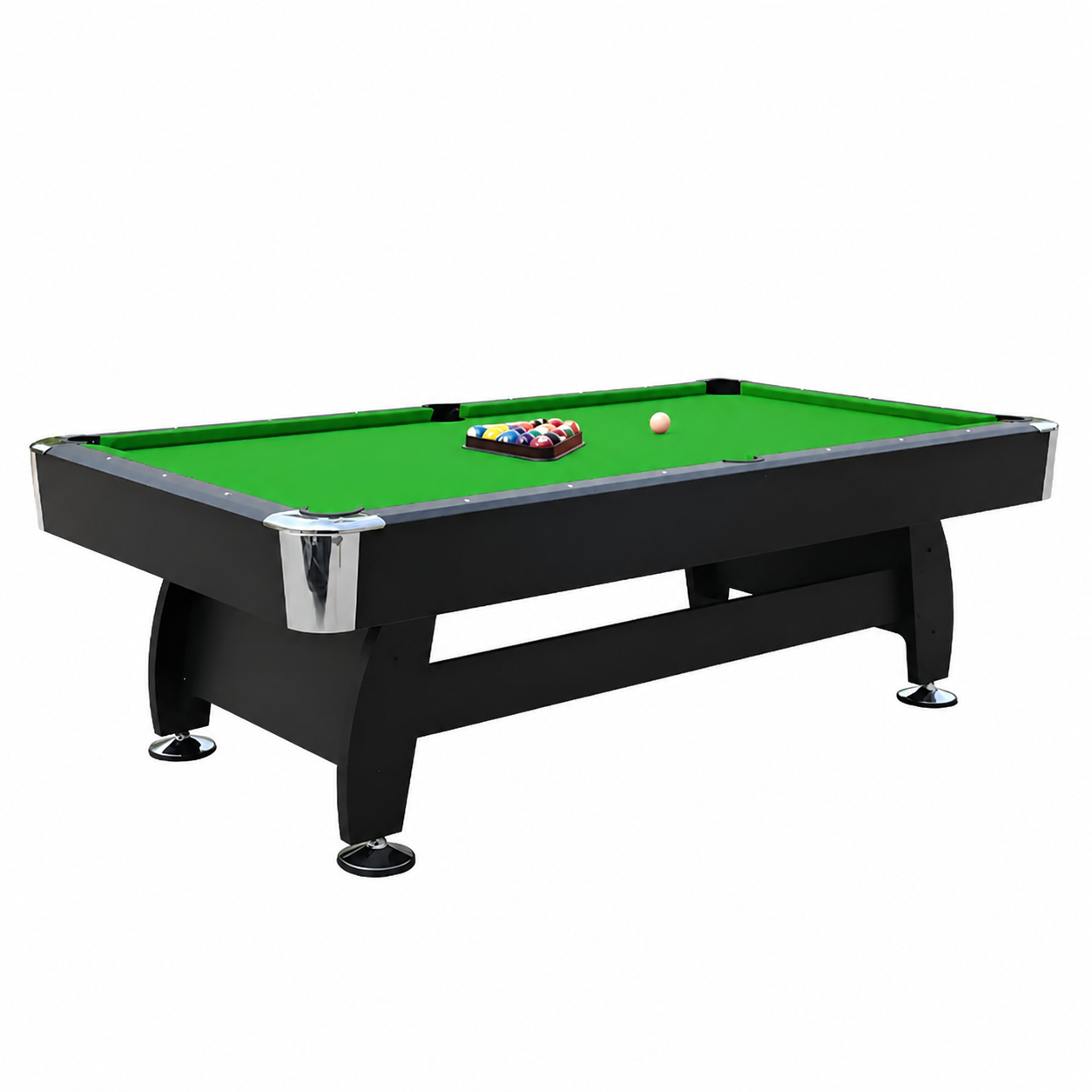 FlexiPlay MDF Pool Table/Billiard Table with Ball Return System – 7FT/8FT
