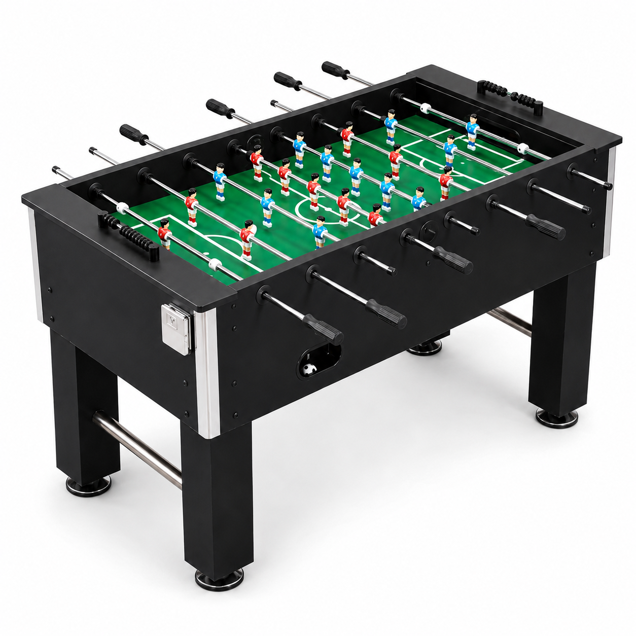 5FT Soccer Star Foosball Table with Solid Rods & Durable MDF Frame