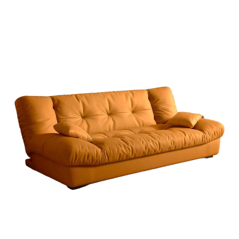 Sofa Bed Living Room Small Apartment Synthetic PU Surface Upholstery Sofa Bed Folding Dual-Purpose