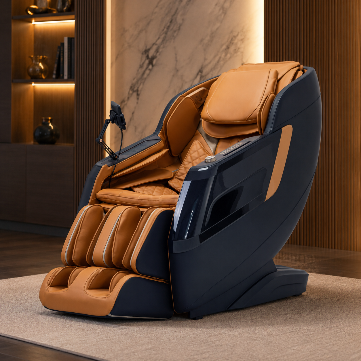 MORU Eclat M3 Premium 3D Massage Chair | Full Body Shiatsu Recliner with Auto Body Scan, Zero Gravity, Heat Therapy & Bluetoot