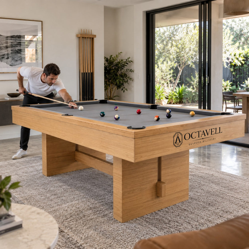 Kooka Living Premium 7FT Slate Pool Table with Heavy-Duty Wood Frame