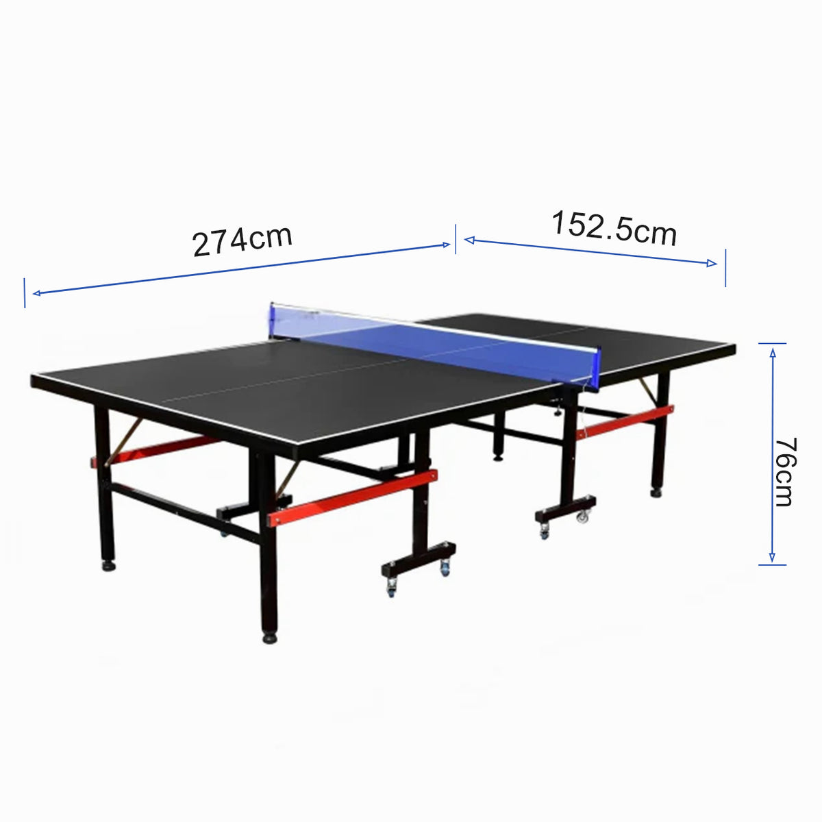 Kooka Living PINGORA Pro-SMC 16mm SMC Top Steel Leg Outdoor Table Tennis Table Home Game10-Minute Assembly