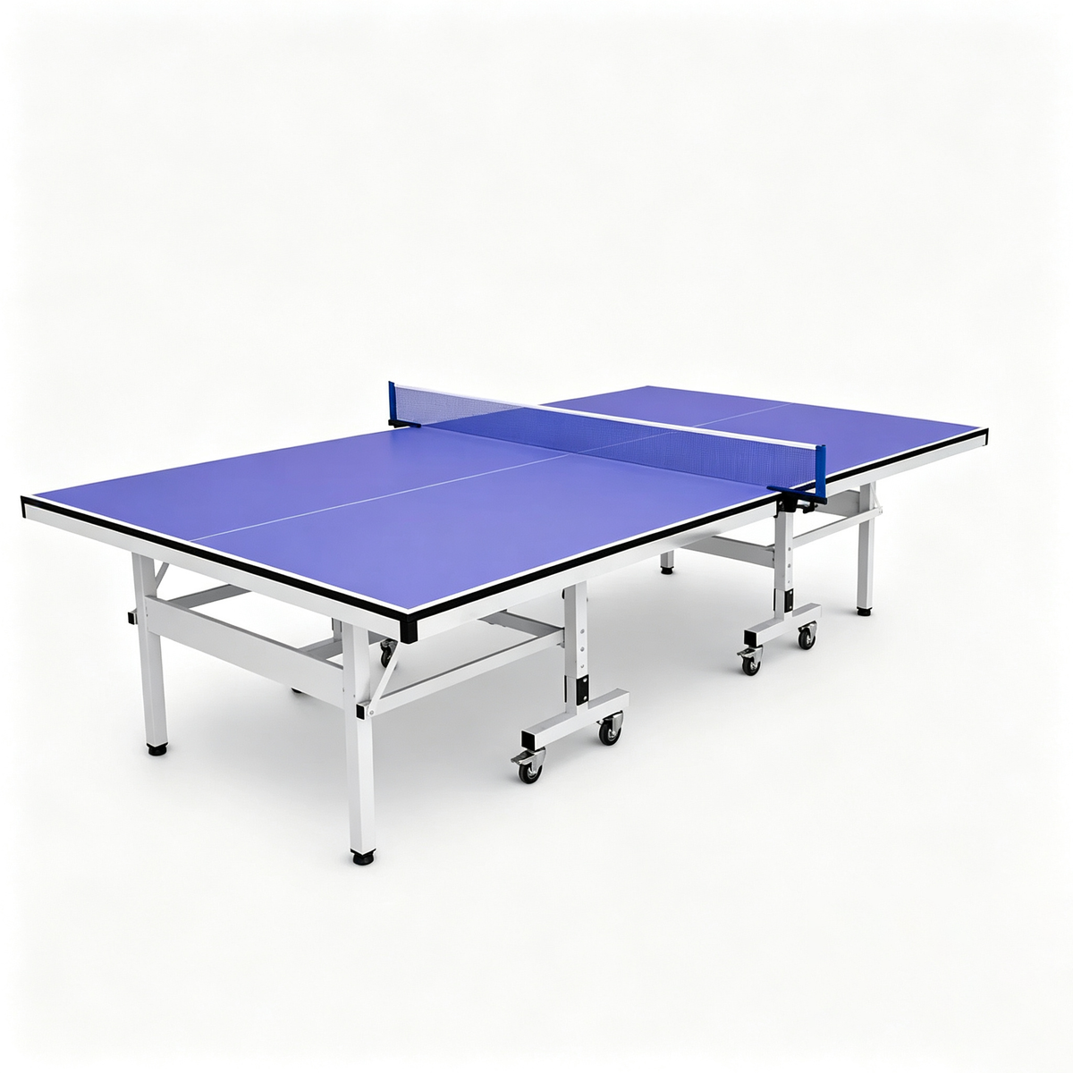 Kooka Living PINGORA Core 19mm Top Steel Leg Indoor Table Tennis Table Ping-pong Table Home Game - Blue\Black |10-Minute Assembly