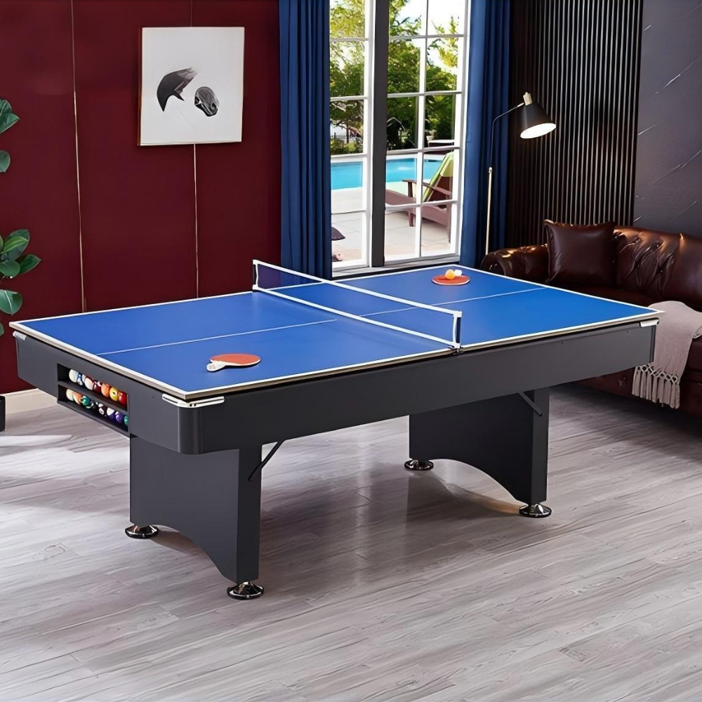 Zenta Foldable Pool Table/Billiard Table/Ping Pang table/Conference table/Independent Table/Table With 3-in-1– 7FT/8FT