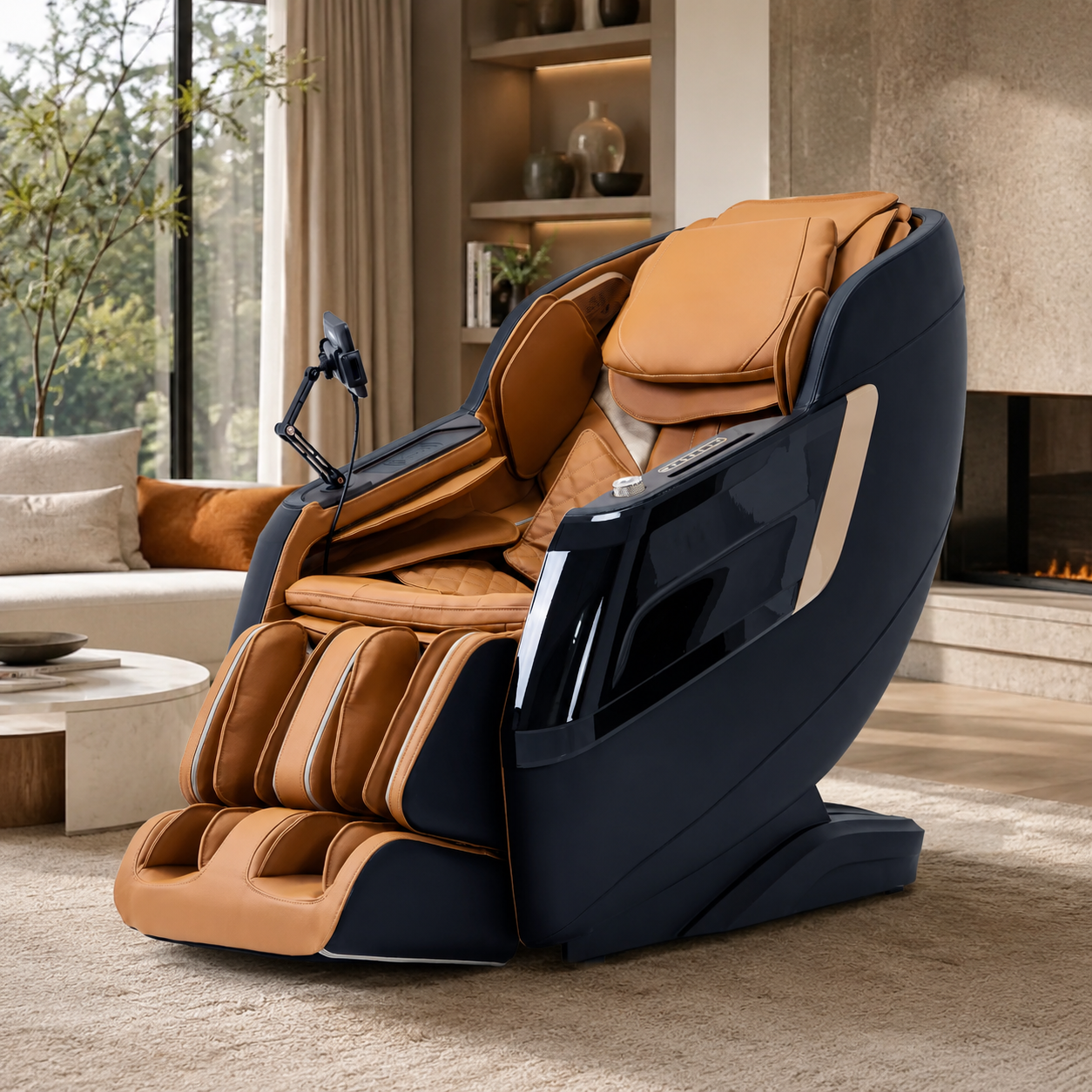 MORU Eclat M3 Premium 3D Massage Chair | Full Body Shiatsu Recliner with Auto Body Scan, Zero Gravity, Heat Therapy & Bluetoot
