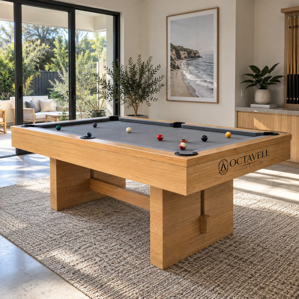 Kooka Living Premium 7FT Slate Pool Table with Heavy-Duty Wood Frame