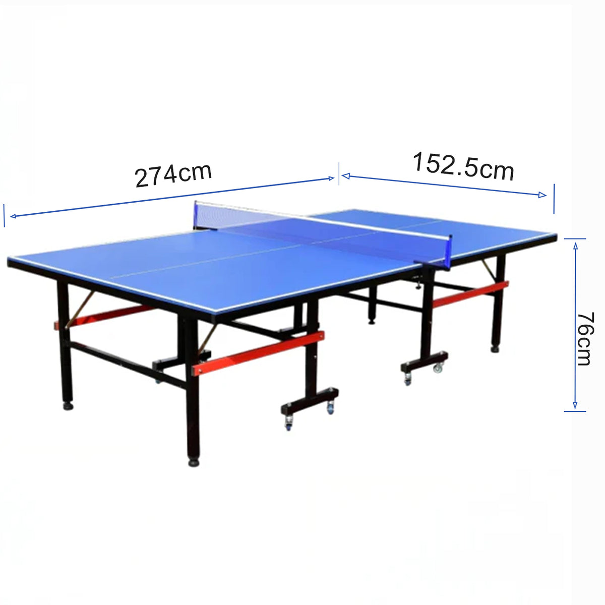 Kooka Living PINGORA Pro-SMC 16mm SMC Top Steel Leg Outdoor Table Tennis Table Home Game10-Minute Assembly