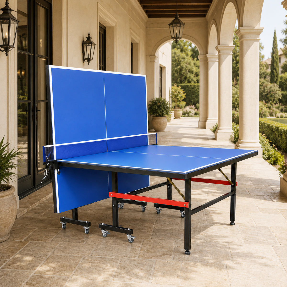 Kooka Living PINGORA Pro-SMC 16mm SMC Top Steel Leg Outdoor Table Tennis Table Home Game10-Minute Assembly