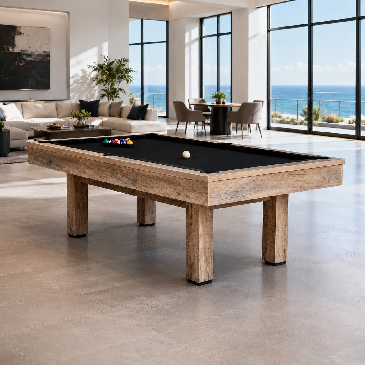 FORMA PLUS-V4 7FT/8FT 3-IN-1 Pool Table/Billiard Table/Table Tennis Table/Dinning Table