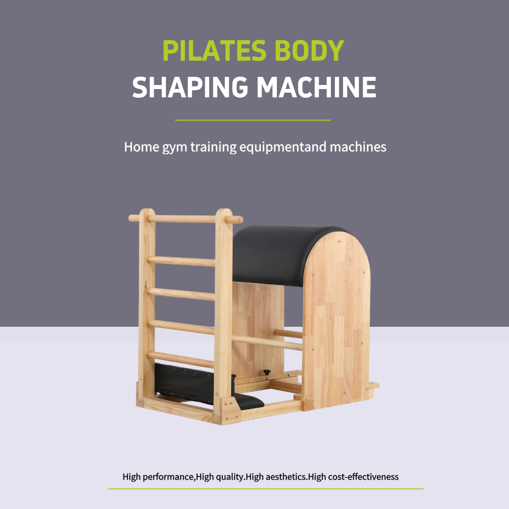Oak Wood Frame Pilates Ladder Barrel MN-004