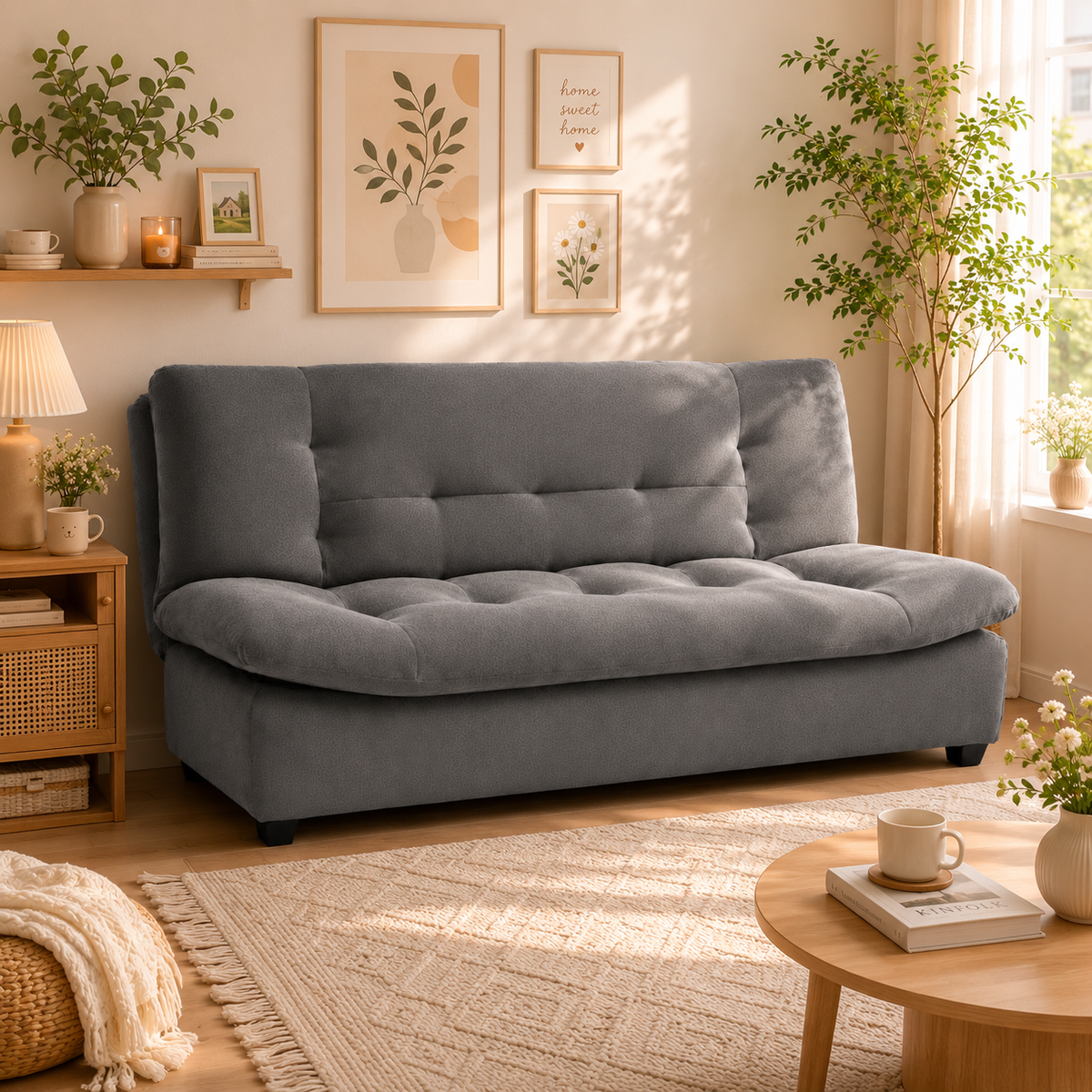 Kooka Living Room Small Apartment Sofa Bed Dual-purpose Folding Double Sofa