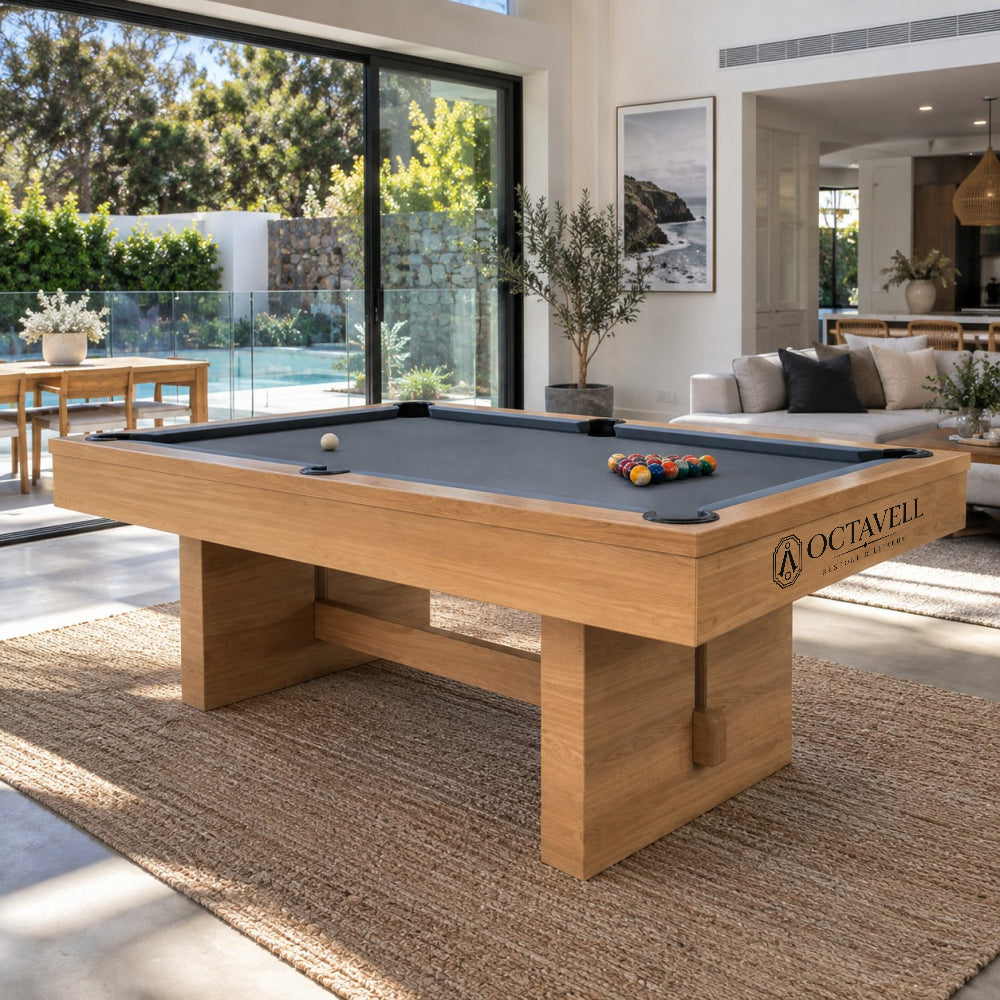 Kooka Living Premium 7FT Slate Pool Table with Heavy-Duty Wood Frame