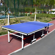 25mm Top Steel Leg Indoor Table Tennis Table - Blue\Black |10-Minute Assembly