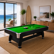 FlexiPlay MDF Pool Table/Billiard Table with Ball Return System – 7FT/8FT
