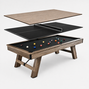 Kooka Living FORMA PLUS-V5 7FT/8FT 3-IN-1 Multi-Functional Table/Pool Table/Table Tennis Table/Dining Table – Black Felt