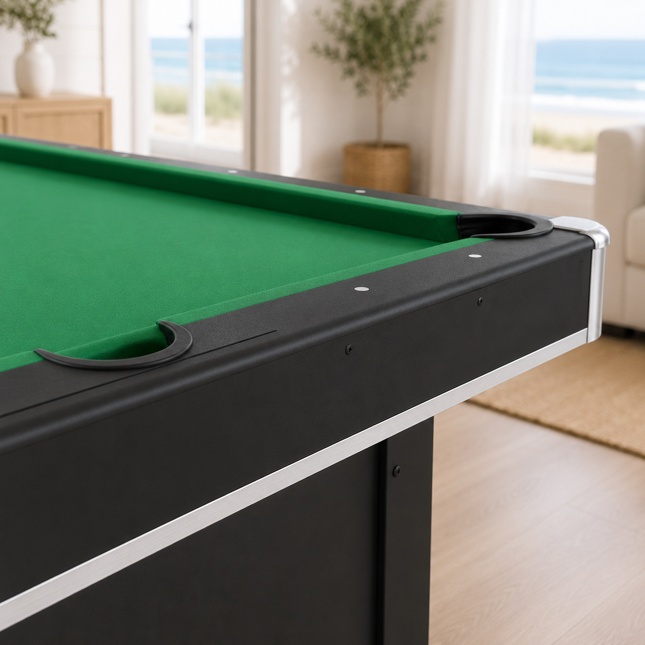 6FT Foldable MDF Pool Table with Accessories