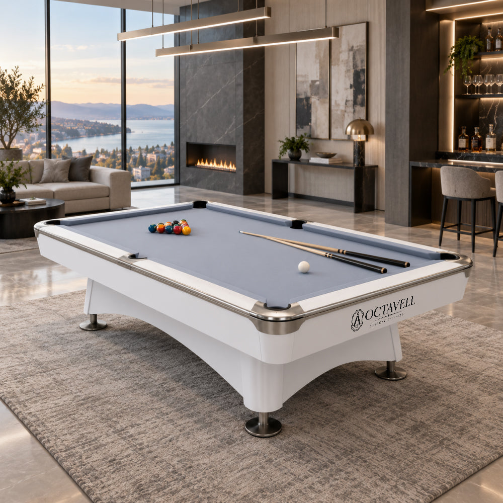 Kooka Living 9FT Premium Slate Pool Table with Automatic Ball Return System